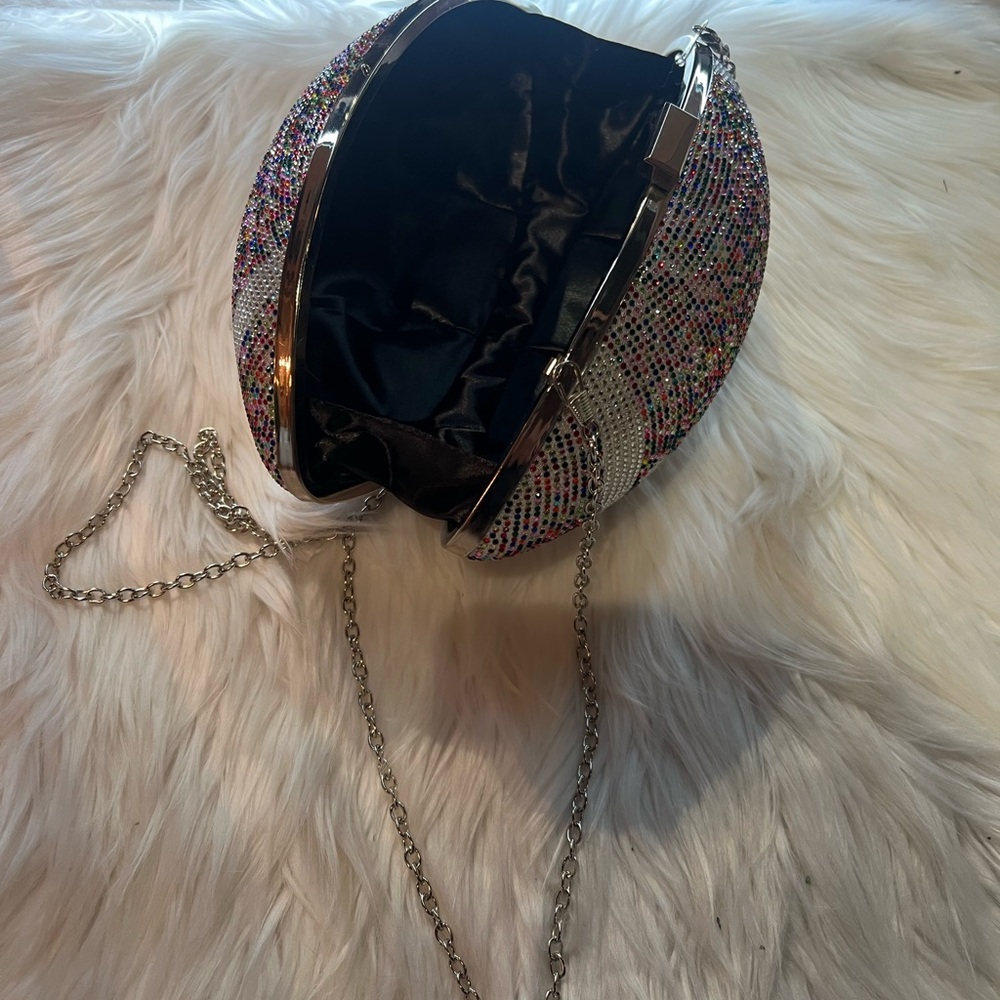 Multicolor Rhinestone Clutch Bag - Picture 3 of 3